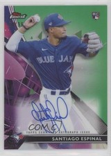 2021 Topps Finest Green Refractor 24/99 Santiago Espinal #FA-SE Auto 0eo6