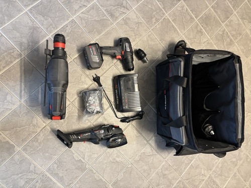 kit Milwaukee Trapano A Percussione Trapano Avvitatore e Smerigliatrice - Foto 1 di 10