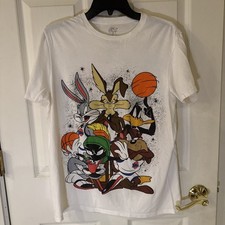 Space Jam Graphic T-Shirt Looney Tunes Size Medium
