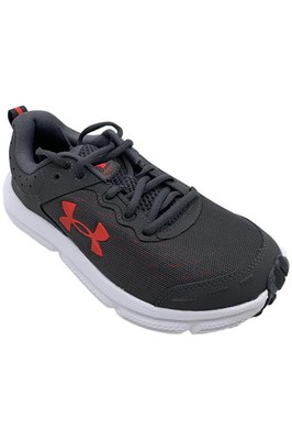 Under Armour Men's Charged Assert 10 Running Sneaker Castlerock/Red