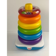Fisher Price Giant Rock-a-Stack Large Rainbow Stacking Rings Toy GJW15