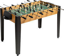 Calcio Balilla in Legno, Biliardino Professionale Con 2 Palline 22 Giocatori E S