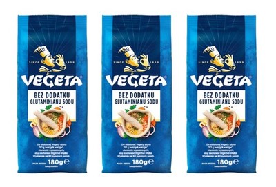 Vegeta Würzmischung ohne Glutamat 3x 180g - Gewürzmischung mit Gemüse Podravka