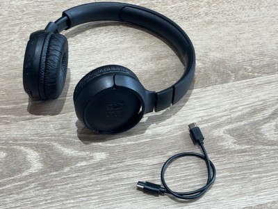 JBL Harman Tune 510BT Bluetooth Headset - Black / Tested - Working