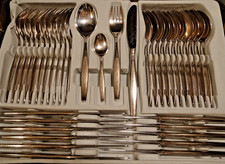 BSF Silberbesteck Dänisch Perl Silber 90 versilbert, Kaffeelöffel, gut erhalten