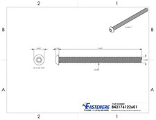 1/4-20 Button Head Socket Cap Screws Alloy Steel Grade 8 Black Oxide Allen Hex