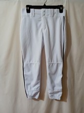 Champro softball pants white with black stripe Size S women NWT