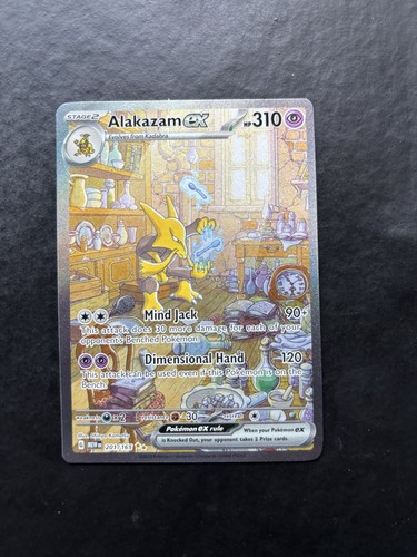 Pokémon TCG Alakazam EX 201/165 Scarlet & Violet NM