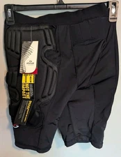 Storelli Shorts Adult M Blk BodyShield Ultimate Pro Gk Soccer Goalkeeper Padded