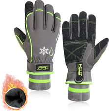 Waterproof Winter Gloves for Men, Touchscreen Thermal Gloves for Cold Weather, S