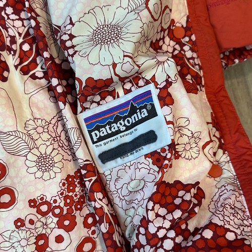 Patagonia Down Filled Girls Jacket L (12) Red - DOWN FOR FUN COAT 68315 Floral - Picture 9 of 21