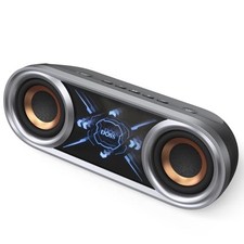 SoundBox Pro P400 Bluetooth Speaker, 50W Loud Stereo Sound, Deep Bass, Gray