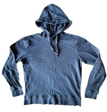 Faherty Men's Organic Cotton Sunwashed Blue Nights Hoodie Size Small