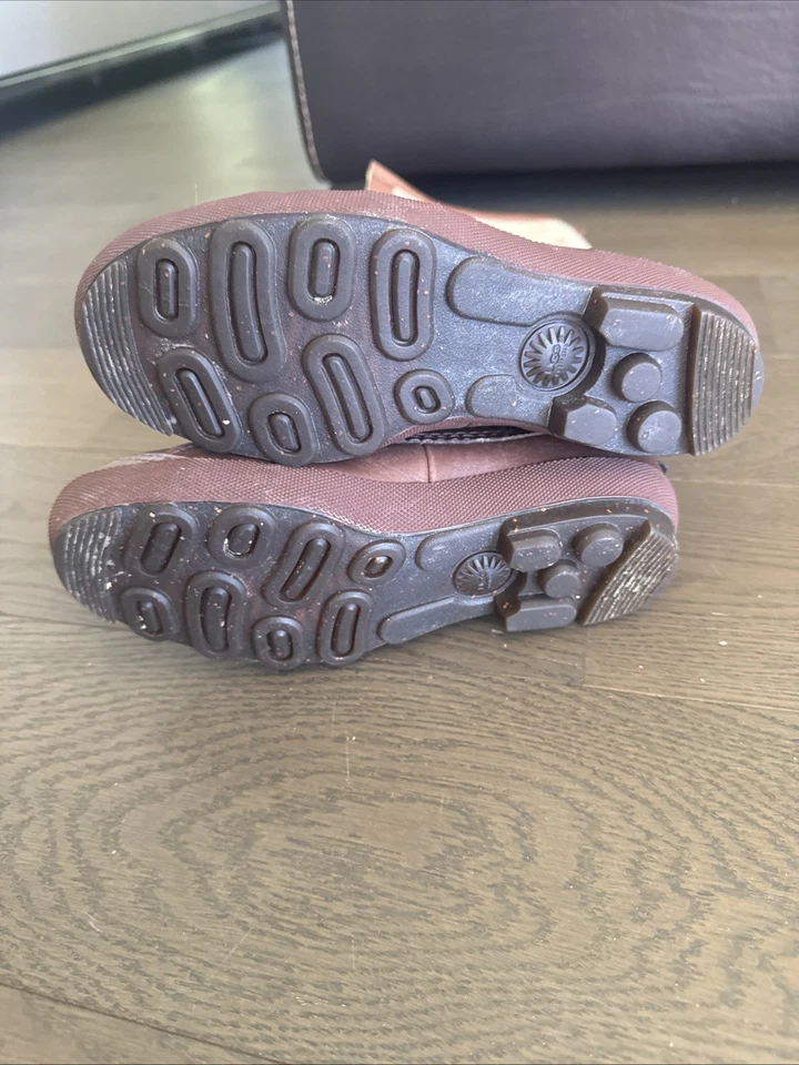 Botas UGG Becloud hasta la rodilla de piel de oveja negras talla US 6 EU 37 Foto 3 de 4