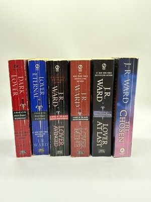 JR Ward The black Dagger Brotherhood Book Lot x6 Paperback