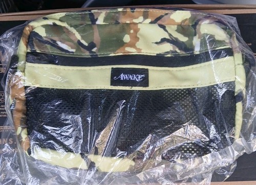 AWAKE Canvas Logo Messenger Bag NWT $125