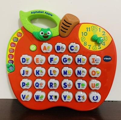 VTECH Alphabet Apple Preschool Learning Phonics ABC'S Music Lights And Sounds