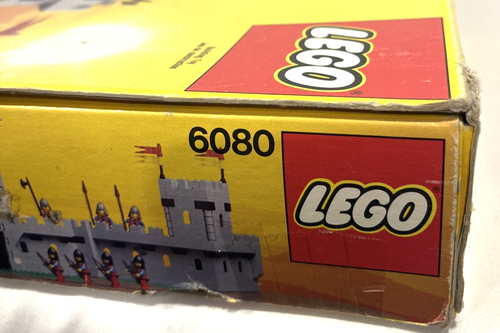 LEGO LEGOLAND KING'S CASTLE 6080 ORIGINAL STORAGE BOX ONLY W/ BLUE TRAY INSERT - Foto 5 di 9
