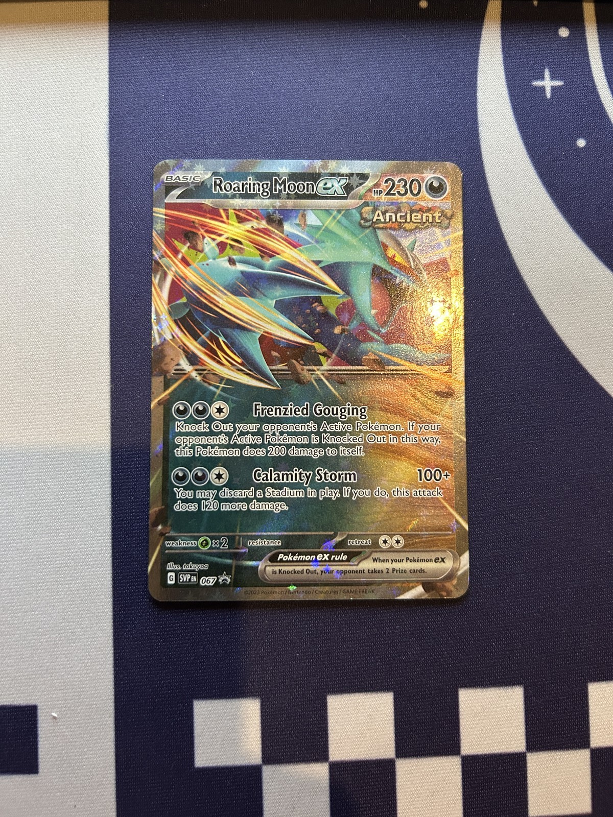 Roaring Moon ex - 067 SV: Scarlet & Violet Promo Cards Promo NM