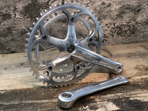 Campagnolo C Record Crankset 170mm 52/42T Used with Wear & Scratches