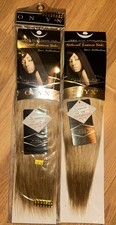 100 Human Hair Ext. ONYX Black Diamond. 12  inch. Color 27. 2packs For 40.