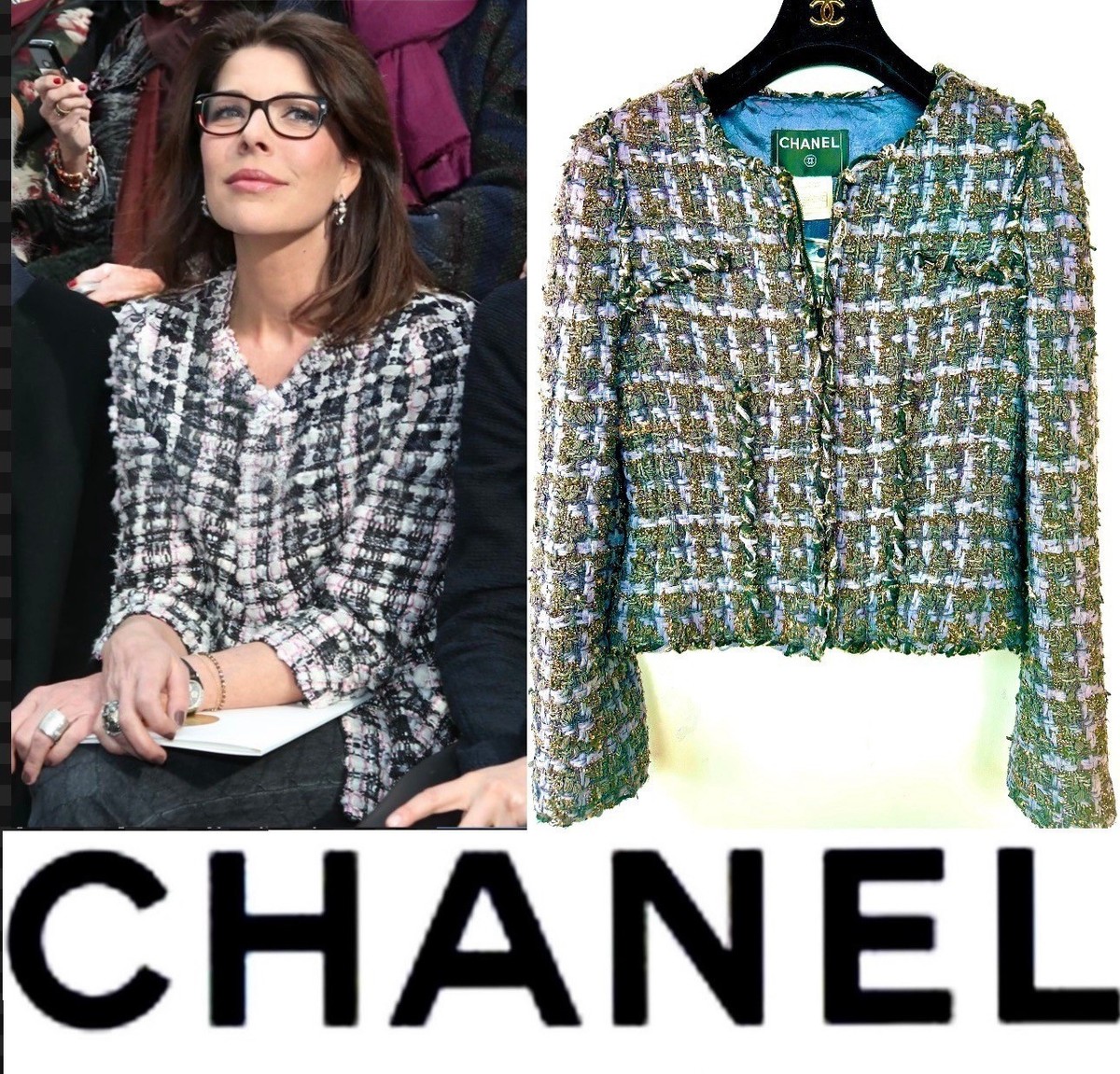 vintage CHANEL tweed jacket シャネル 日本語タグ vintage CHANEL tweed jacket シャネル 日本語タグ