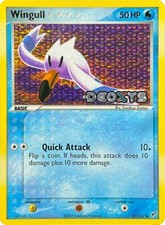 Pokemon Wingull Stamped 81/107 Reverse Holofoil LP EX Deoxys Common
