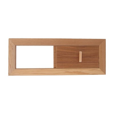 Premium Cedar Wood Sauna Adjustable Air Vent Grille Louver 13.4x5.1 Inch