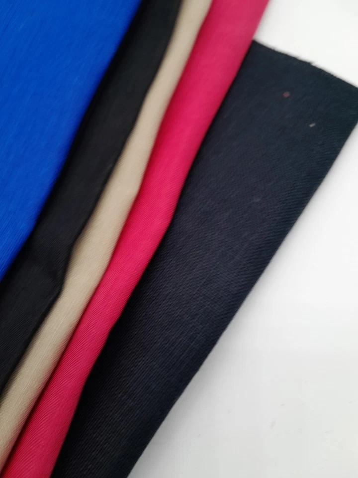 Craft Linen Remnant Bag 5 Pieces Of 100% Irish linen for Crafting Pink Blue CL57 - Image 4 of 4