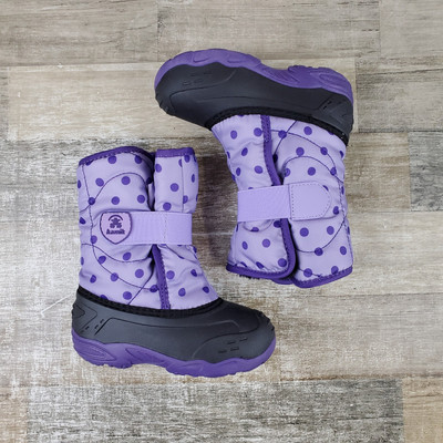 Kamik Snowbug Winter Lined Snow Boots Girls Sz 11 NEW NWOB