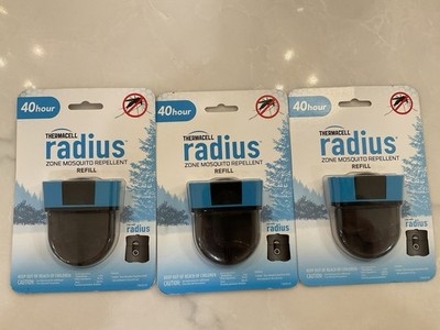 (Lot Of 3) Thermacell Rechargeable Mosquito Repeller Refills For Radius 40Hr