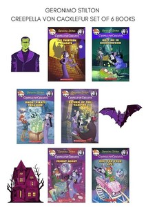 GERONIMO STILTON CREEPELLA VON CACKLEFUR COMPLETE SET LOT OF 9 BOOKS