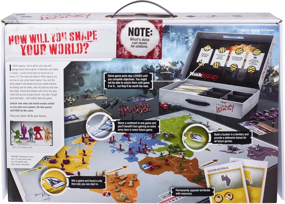 Risk Legacy F3156 Strategy Board Game (Avalon Hill) - Image 4 of 4