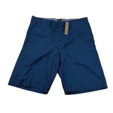 J.Crew Blue White Polka Dot Cotton Club Flat Front Shorts Men's Size 34x10.5 NWT