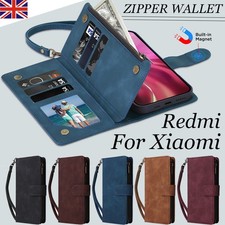 For Xiaomi REDMI Note 14 Pro Plus 13 12 11 14C Wallet Case Leather Flip Cover