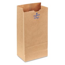 Duro Bag 71005 Grocery Bag, Brn, 10-5/16"L, 5-1/4" W, Pk400