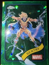 2025 Topps Marvel Comics Chrome Sapphire #168 Sentry GREEN SAPPHIRE 66/99