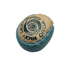 Vintage Original Hacky Sack Official Footbag Hand Made 2-Panel 4151994 Blue