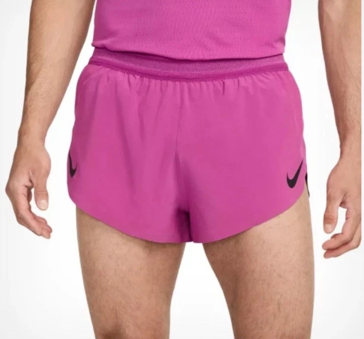 Nike AeroSwift Dri-FIT ADV 2" Brief-Lined Running Shorts Mens Large FN3349-518