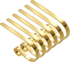 6 Pack Christmas Stocking Holders Mantel Stocking Hanger Christmas Decoration Su