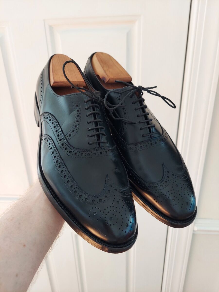 Vintage 1988 Allen Edmonds Boulevard 6305 Black Calf Wingtip Vintage 1988 Allen Edmonds Boulevard 6305 Black Calf Wingtip