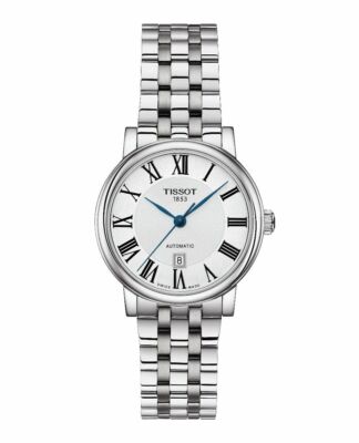 *BRAND NEW* TISSOT CARSON PREMIUM AUTOMATIC LADY SILVER WATCH T1222071103300