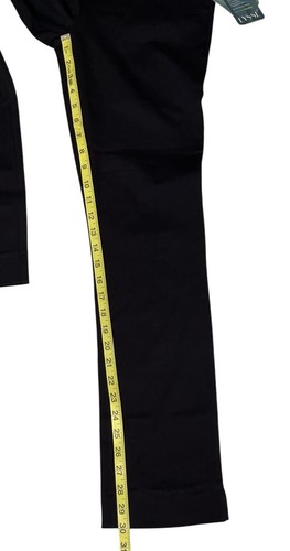 Lysse Womens Mid Rise Leggings Stretchy Pocketed Black Pants Size Medium - Picture 4 of 14