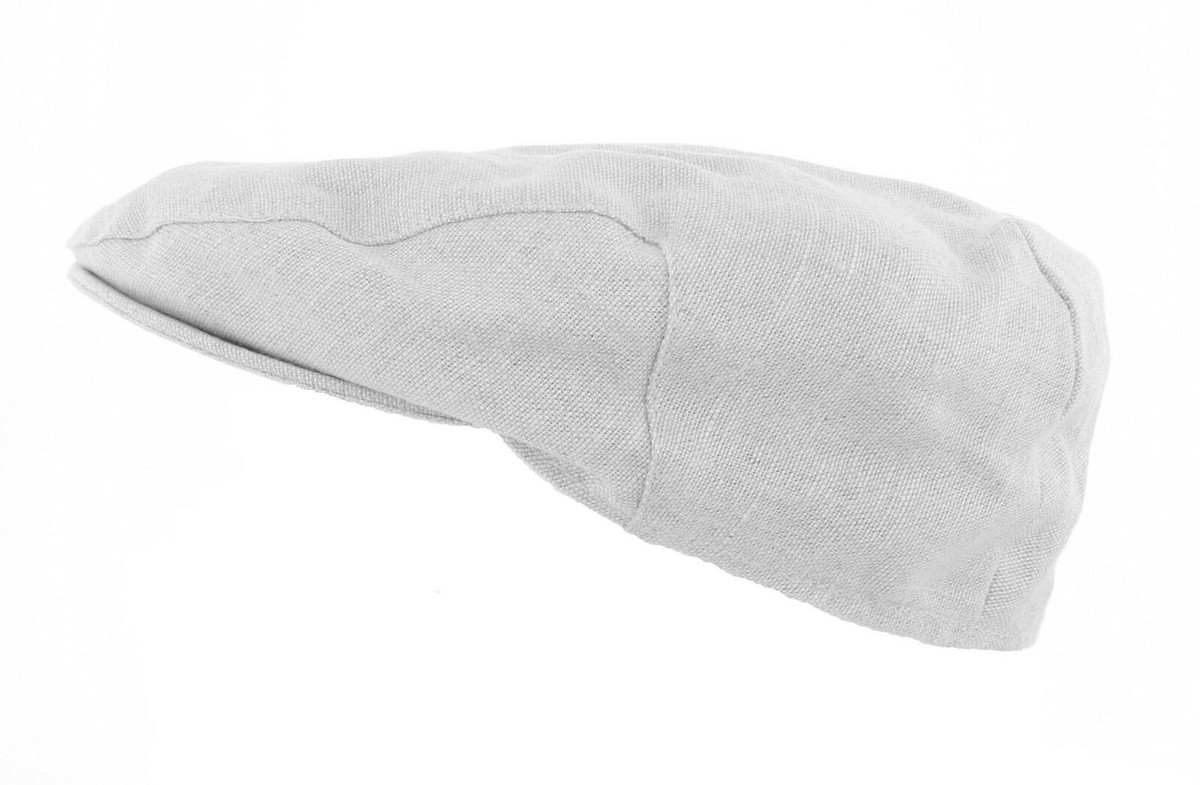 【FAILSWORTH】IRISH LINEN casquette Failsworth Irish Linen Murphy Bakerboy Cap in Brown, Size