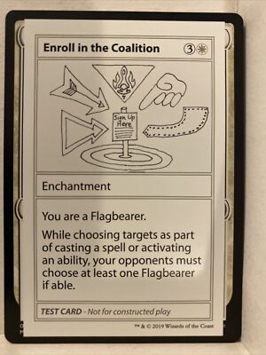 MTG Enroll in the Coalition Mystery Booster Playtest Cards Regular Special  NM | eBay