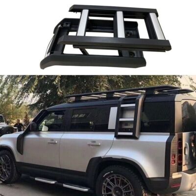 Foldable Liftable Ladder Protective Frame Fits for Defender 90 110 130 2020-2023