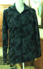 Original Use Size S Blues/black Long Sleeve Soft Jacket 2 Zip Pockets 100% Poly