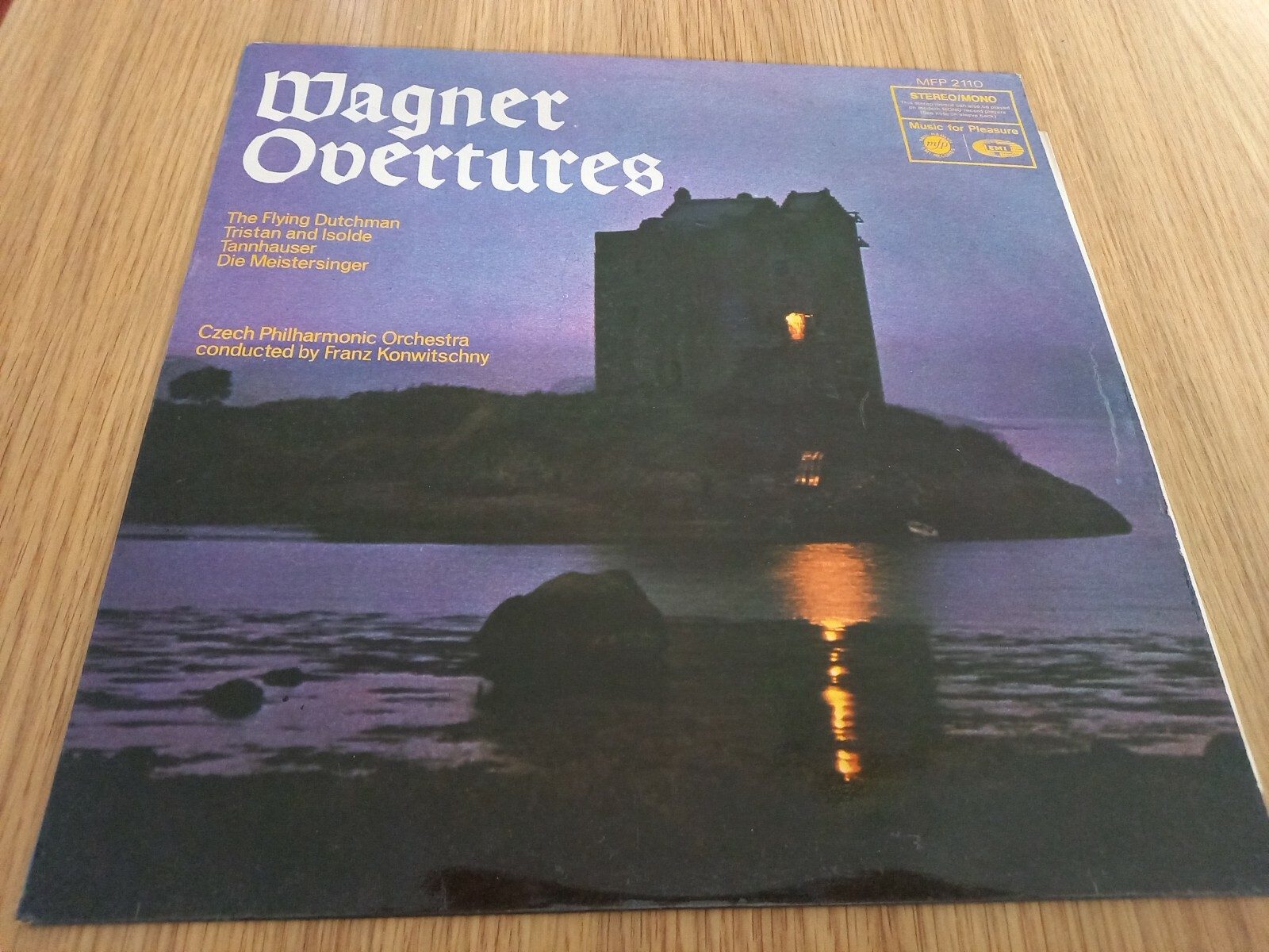 MFP 2110 - WAGNER - Overtures KONWITSCHNY Czech Philharmonic Orch -  LP Record