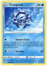 Cryogonal - 043/203 -  Evolving Skies - Pokemon - LP/NM Never Played
