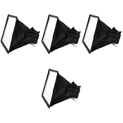 Set of 4 Universeller Blitzdiffusor Scheinwerfer Kamera-Blitzdiffusor